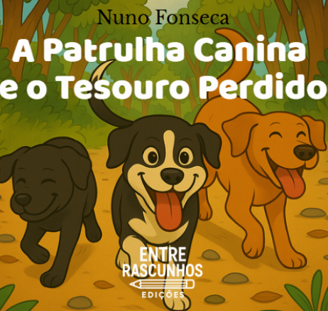 Capa do livro A Patrulha Canina e o Tesouro Perdido
